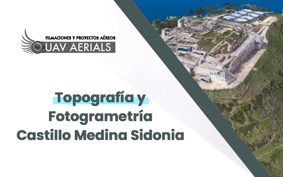 Topografía y Fotogrametría castillo medina sidonia uav aerials